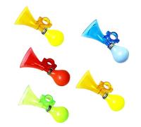 Abaodam 5piezas Bocinas Manuales para Bicicleta Colores Vivos Timbre Potente para Manillar Alerta Sonora para Bicicletas Scooters y Triciclos Fácil Instalación Compatible Color Aleatorio