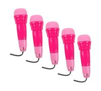 Abaodam 5piezas Micrófono De Juguete Eco Duradero para Fiestas Infantiles Entrenamiento Vocal