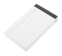Abaodam 6 Blocs de Notas A7 Pequeños de Papel Blanco Rayado para Anotaciones Claras y Escritura, Ideales para Viajes y Necesidades de Estudio
