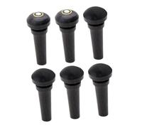 Abaodam 6 Piezas Clavo De De Violín Ébano Kit De Reparación Para Varios Modelos De Violín Incluye Ojo Repuestos