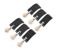 Abaodam 6 Piezas Clip de Bloqueo Externo para Bastón de Senderismo Abrazadera de Fijación Estable de Nylon Ajuste Rápido con Tornillos Repuesto para Bastones de Trekking Paquete