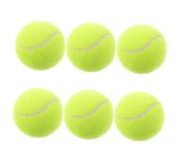 Abaodam 6 Piezas de Tenis de Alta Elasticidad para Entrenamiento y Práctica Bolas para Principiantes Resistente y Adecuado para Interior y Exterior