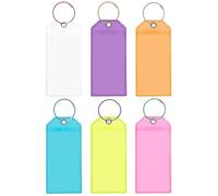 Abaodam 6 Piezas Etiquetas de Equipaje de Viaje Resistentes y Ligeras Cuerda de Acero Inoxidable y Pvc para Maletas, Ideales como Accesorio Práctico para Cruceros y Vuelos