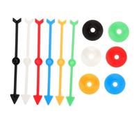 Abaodam 6 Piezas Flechas de Juego de plastico rotación de Flecha de Juego de plástico Juguetes Infantiles Puntero del Juego Juegos de Mesa de Bricolaje Escritorio Tablero de Damas lotería
