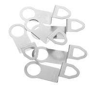 Abaodam 6 Piezas Ganchos Metálicos para Reloj de Pared de Soporte para Reemplazo de Mecanismos de Reloj para Hogar y Oficina