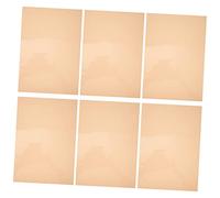 Abaodam 6 Piezas Gel de Color Transparentes de PVC para Fotografía y Estudio Filtros de Iluminación para LED y Flash Alta Transmisión de Luz para Decoraciones