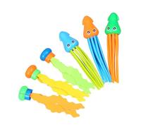 Abaodam 6 Piezas Juguetes De Buceo Juguetes De Baño Arena Al Aire Juguete De Piscina Calamar Zapatos De Agua Globos De Agua Reutilizables Exterior Playa Diluvio Espuma