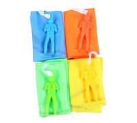 Abaodam 6 Piezas Juguetes Paracaídas Exterior Mini Soldado para Niñas Manual Duraderos y Reciclables Simulación de Aterrizaje Lento para Desarrollo Infantil