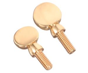 Abaodam 6 Piezas saxofón de saxo partes de instrumentos musicales tornillo de saxo del instrumento tornillo de cuello pequeño tornillos de apriete del cuello del saxo cobre