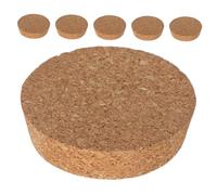 Abaodam 6 Piezas Tapones de Corcho Cónicos para Jarrones de Hidroponia Cierre Hermético y Madera Natural para Decoración Hogar Oficina y Bodas