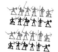 Abaodam 60 figuras de soldados medievales realistas del ejército romano antiguo y arqueros para jugar y educación histórica