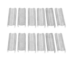 Abaodam 600 Piezas de Clips Tipo M de Acero Carbono para Reparación Práctica de Jaulas de Pollos y Conejos con Ranuras para Malla Avícola