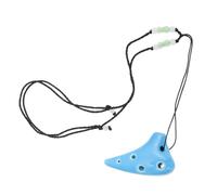 Abaodam 6agujero Mini Ocarina de Ocarina de Dolomita Azul para Principiantes Obsequio de Cumpleaños