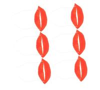 Abaodam 6piezas Accesorios De Cosplay Divertidos Boca Grande y Labios Gruesos Props De Plástico para Fiestas y Celebraciones para Día Inocentes
