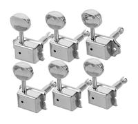 Abaodam 6piezas Clavijas De Afinación Para Guitarra Eléctrica Estilo Vintage Sintonizadores De Cuerda De Bloqueo Para Práctica y Grabación Accesorios Para Guitarra Acústica