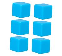 Abaodam 6piezas Dados Plásticos para Educativos y Actividades Escritos y Borrables Diversión Familiar