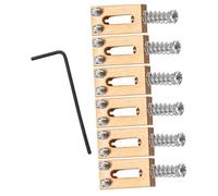 Abaodam 6piezas De Tremolo Para Guitarra Eléctrica Sistema De Bloqueo Doble Sillines De Accesorio Profesional Para Del Rendimiento Musical