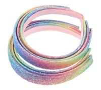 Abaodam 6piezas Diadema Purpurina Para Niñas Anchas y Brillantes Diademas De Lentejuelas De Colores Para Bodas Fiestas De Cumpleaños Infantiles y Eventos