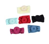 Abaodam 6piezas Diademas Infantiles De Donut Moño Para Bebés Accesorios De Turbante Para Nuevos Nacidos y Niño Niña Pequeños Perfectos Para Cumpleaños y Sesiones De Fotos