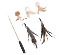 Abaodam 6piezas Juguetes para Gatos Juguete Accesorio para Mascotas Interactivo para Gatos para Coquetear para Jugar Casa o Jardín