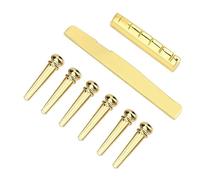 Abaodam 6piezas Selleta De Latón Compatible Guitarra Folk Timbre y Proyección Mejorados