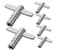 Abaodam 6piezas Tecla De Batería Regulador De Afinación De Batería De Llaves De Partes De Instrumentos De Percusión Para Ajustar El Tensado De Parches De Práctica o