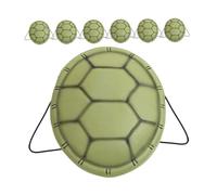 Abaodam 7 Piezas Caparazón de Tortuga Eva para Disfraz de Halloween Accesorios de Cosplay Decoración para Fiestas Textura Realista y Reutilizable para Eventos y Celebraciones