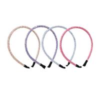 Abaodam 8 Diademas Finas Lentejuelas Pelo, Banda para Cabello Diseño de Lentejuelas Elegante y Colores Llamativos para Mujeres y Niñas en Uso Diario y Fiestas Color Aleatorio