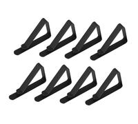 Abaodam 8 Piezas Clip para El Mantel Al Aire Libre Pinzas para Manteles Clips para De Mesa Clips De Mantel para Bodas Clips De Mantel De Picnic Clip De Mantel Negro Acero Inoxidable