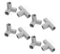 Abaodam 8 Piezas Conjunto de Conectores para Parque Infantil de Accesorios para Montaje Flexible de Rejas de Seguridad Interior Conectores para Esquinas y T Forma con Ventosas Diseño