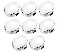 Abaodam 8 Piezas perilla de guitarra guitar tuning pegs afinador de instrumentos guitarras bajo sintonizadores de bloqueo botones de clavija de afinación de guitarra ronda manejar nariz