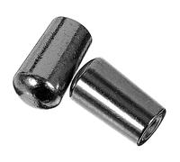 Abaodam 8 Piezas Tapa Del Interruptor De La Guitarra De Palanca Alternar Consejos Perillas Negras Punta De Piezas De Guitarra Eléctrica Tapas De Recogida Perillas De Metal