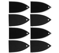 Abaodam 8 Tapas para Alma de Guitarra Eléctrica Placa de Mástil de Plástico 1 Orificio Accesorio Ajustable para Mantenimiento y Reparación Kit de 8 Piezas para Protección y Ajuste