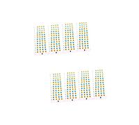 Abaodam 8hojas Pegatinas De Diapasón Para Ukelele Calcomanías De Para Soprano y Tenor Guía De Dedos Práctica De Usar y Retirar Para Principiantes