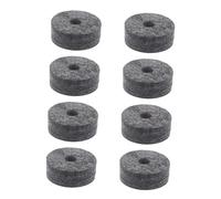Abaodam 8piezas Accesorios De Fieltro Para Platillos De Batería Material Antideslizante Reducción De Ruido Compatible Modelos De Batería Para Práctica y Actuación
