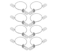 Abaodam 8piezas Anclaje Antivuelco para Muebles Correas de Seguridad para Muebles Herrajes Antivuelco para Gabinetes Protección para Salas de Anclaje de Pared Resistente Terremotos