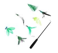 Abaodam 8piezas Juguetes para Gatos Varita para Gatos Juguetes Interactivos para para Coquetear para Jugar El Interior