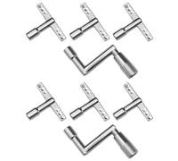 Abaodam 8piezas Llave De Tambor Incluye Llaves t z Accesorio Esencial Para Afinación y Cambio De Parches De Batería Herramienta Duradera y Ligera