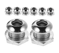 Abaodam 8piezas Tornillos De Aire Para Tambores Accesorios De Ventilación Para Bombos y Tambores De Marcha Mejora El Sonido y Estabilidad Tu Kit De Percusión