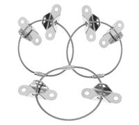 Abaodam 9 Juegos Prevención De Caída De Muebles Furviking Niño Correas Antivuelco Para Muebles Ancla De Muebles Correas De Terremoto Cajonera Multifunción Bebé Acero Inoxidable