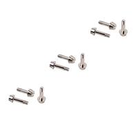 Abaodam 9 Piezas tornillo de trompeta flautas de cabeza de saxofón alto repuestos para trompeta partes de instrumentos tornillo de llave de agua de trompeta Silver