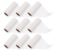 Abaodam 9 Recambios de Rodillo Atrapapelusas Adhesivos Portátiles para Sombreros y Bufandas, Papel Blanco 30 Hojas por Recambio, Adecuado para Viaje y Oficina
