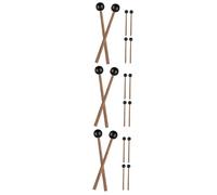 Abaodam 9pares of Professional Ethereal Drumsticks for Tongue Drum Percussion Instrument Rubber Mallets for Music Performance