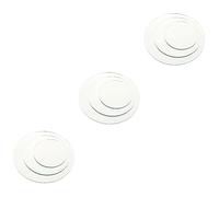 Abaodam 9piezas Tablero De Espejo Acrílico Reflectante para Joyería y Cosméticos Accesorios De Fotografía y Decoración