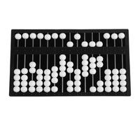 Abaodam Ábaco Braille de Plástico para Usuarios Ciegos Cuentas Táctiles Fáciles de Operar, Tamaño 15.60X8.30X1.40Cm, Adecuado para Aulas y Aprendizaje Matemático