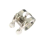 Abaodam Abrazadera Niquelada Para Boquilla De Clarinetes Clip Para Sostenimiento De Caña Compatible Clarinetes De Alta y Protección y Estabilidad El Rendimiento