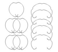 Abaodam Abrazadera para Tubo de Luz Empotrada 10 Pcs Clips de para Instalación de Lámparas Accesorios para Iluminación Soporte de Lámpara de Techo Compatible Bombillas LED