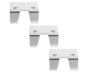 Abaodam Abrazaderas de Cuerda Dobles 3 Piezas Estructura Doble de Hierro Resistentes para Cuerdas de 14 a 16mm para Correas de Perros y Náutica