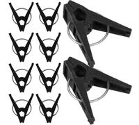 Abaodam Abrazaderas para Plantas Clips para Plantas para Tomates, Pp Negro, Aprox, para Lianas y Materiales, Invernaderos y Cobertizos Cálidos, Fijación de Película de Invernadero