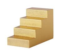 Abaodam Accesorios De Cubo Trapezoidal Escalera De Yeso Manual Decoración De Escritorio Escalera para Adorno De Yeso Macizo y Fotos